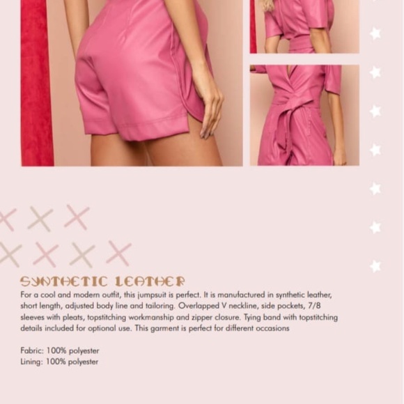 Pink jumsuit - Picture 3 of 3